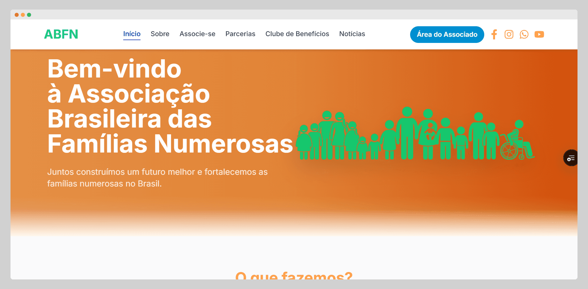Site da Organização - ABFN